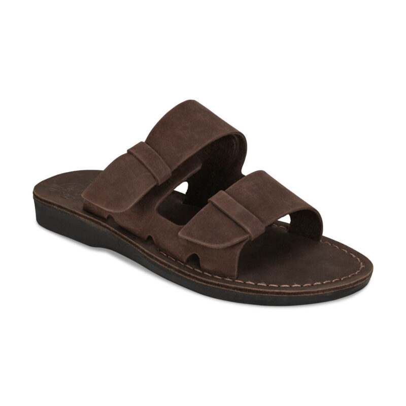 aurome Brown Nubuck Belt with Hidden Buckle – Custom Fit Style