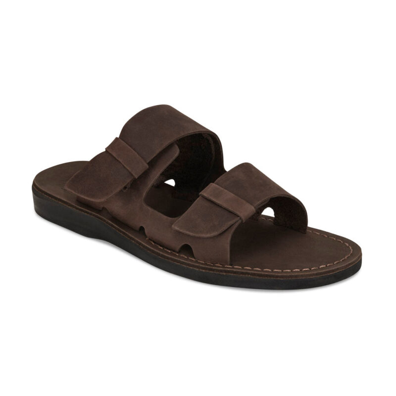 aurome Brown Nubuck Belt with Hidden Buckle – Custom Fit Style