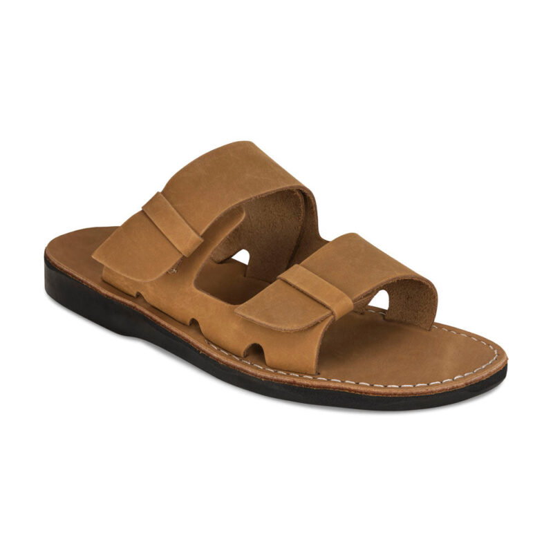 aurome Tan Nubuck Belt with Hidden Buckle – Custom Fit Design