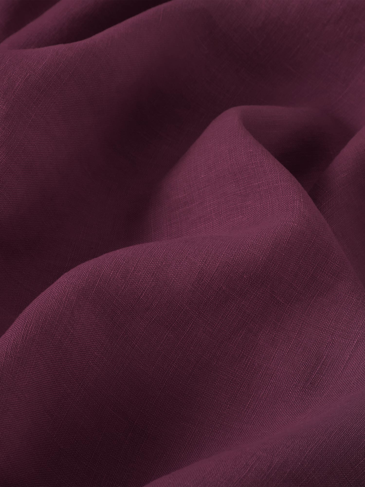 Berry Linen Blend Fitted Sheet - Image 3