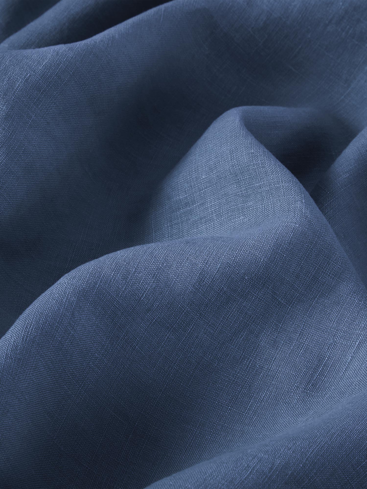 Blueberry Linen Blend Fitted Sheet - Image 3