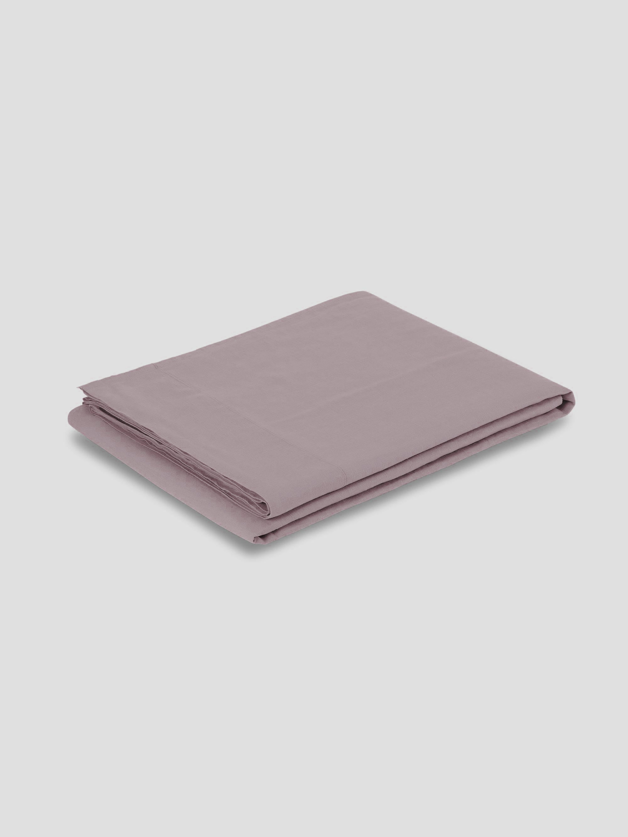Elderberry 100% Linen Flat Sheet - Image 2