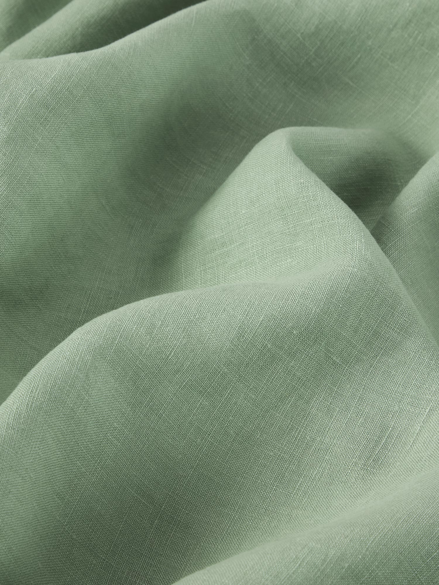 Sage Green 100% Linen Pillowcases (Pair) - Image 3