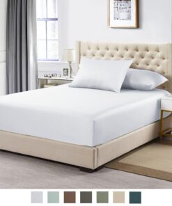 Luxury & Heavyweight Bamboo 600 - Olympic Queen Size Fitted Sheet Only