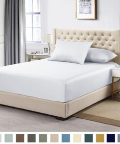 Olympic Queen Size Fitted Sheet Only - 100% Bamboo Viscose