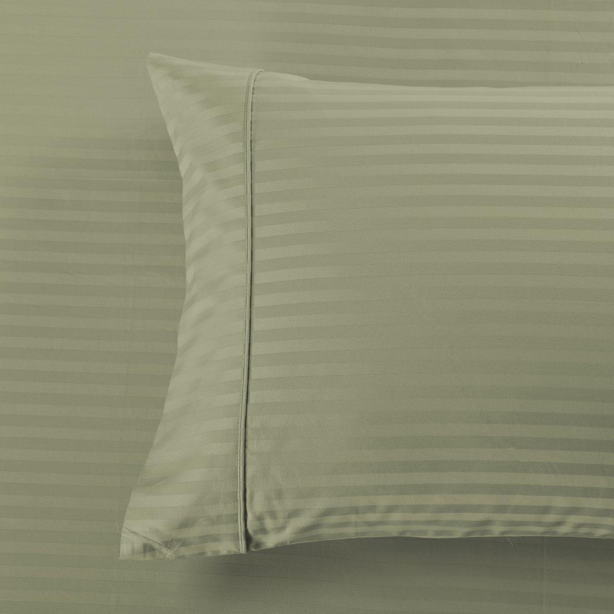 Damask Stripe 600 Thread Count Pillowcases (Pair) - Image 24
