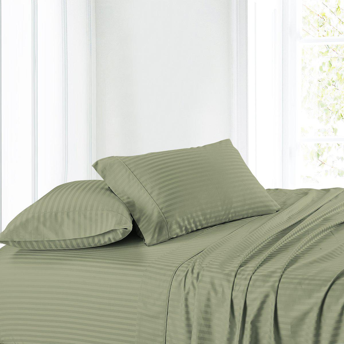 Attached Waterbed Sheet Set Stripe 300 Thread Count - Image 7