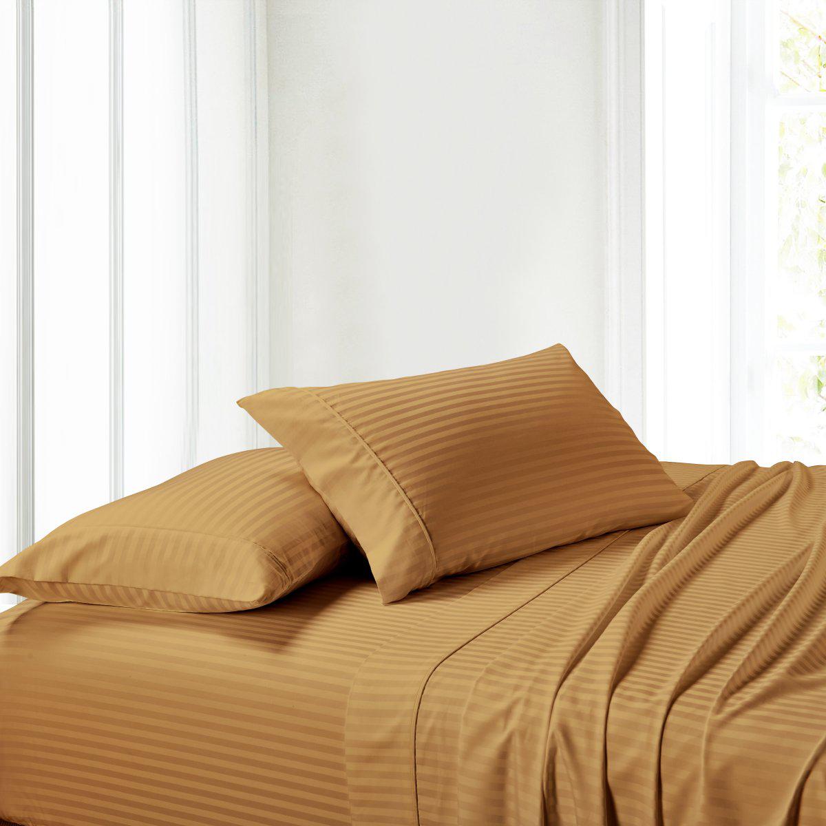 Attached Waterbed Sheet Set Stripe 300 Thread Count - Image 16