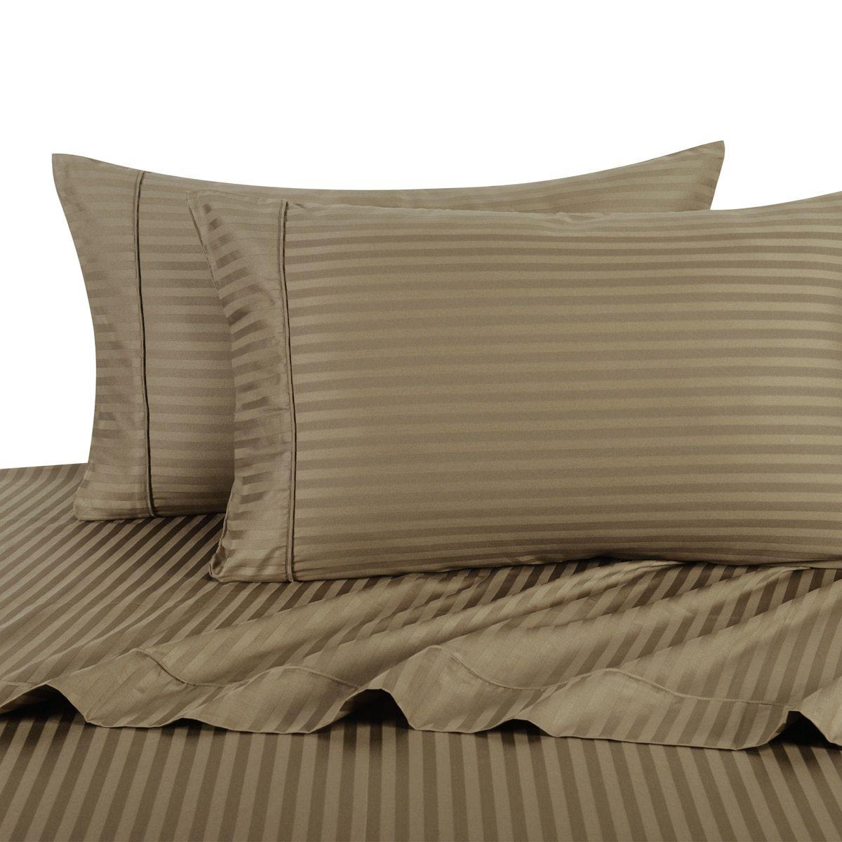 Damask Striped 600 Thread Count Sheet Set - Image 7