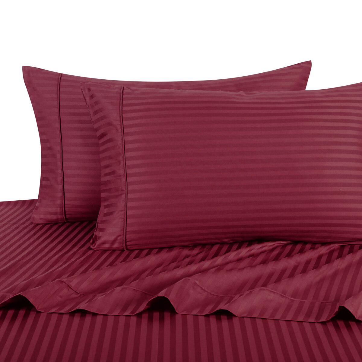 Damask Striped 600 Thread Count Sheet Set - Image 11