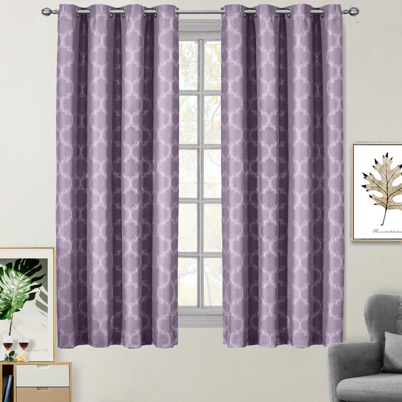 100% Blackout Curtain Panels Alana - Woven Jacquard Triple Pass Thermal Insulated (Set of 2 Panels) - Image 10
