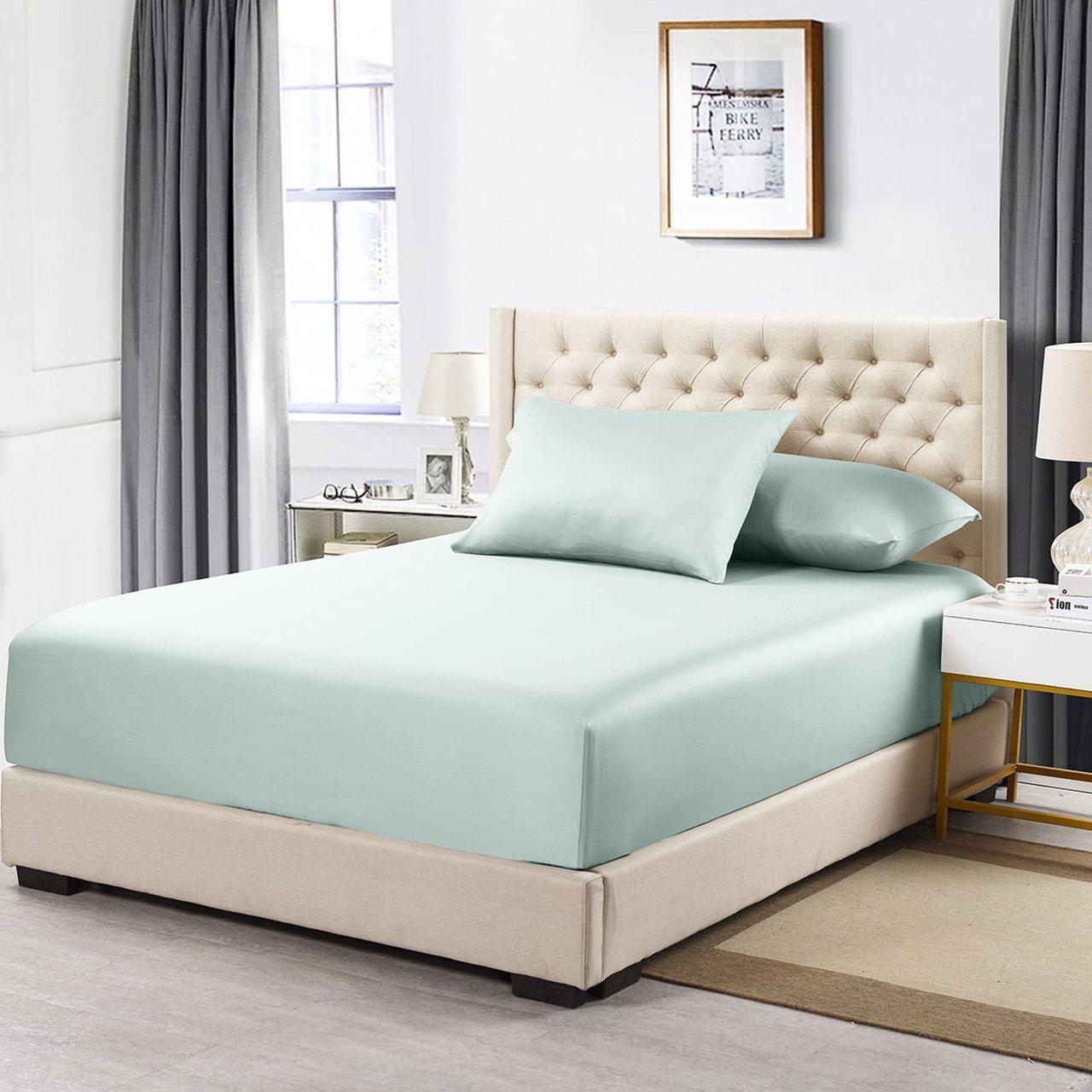 Cotton Fitted Sheet Only (11-16 inches) - Solid 600 Thread Count - Image 6