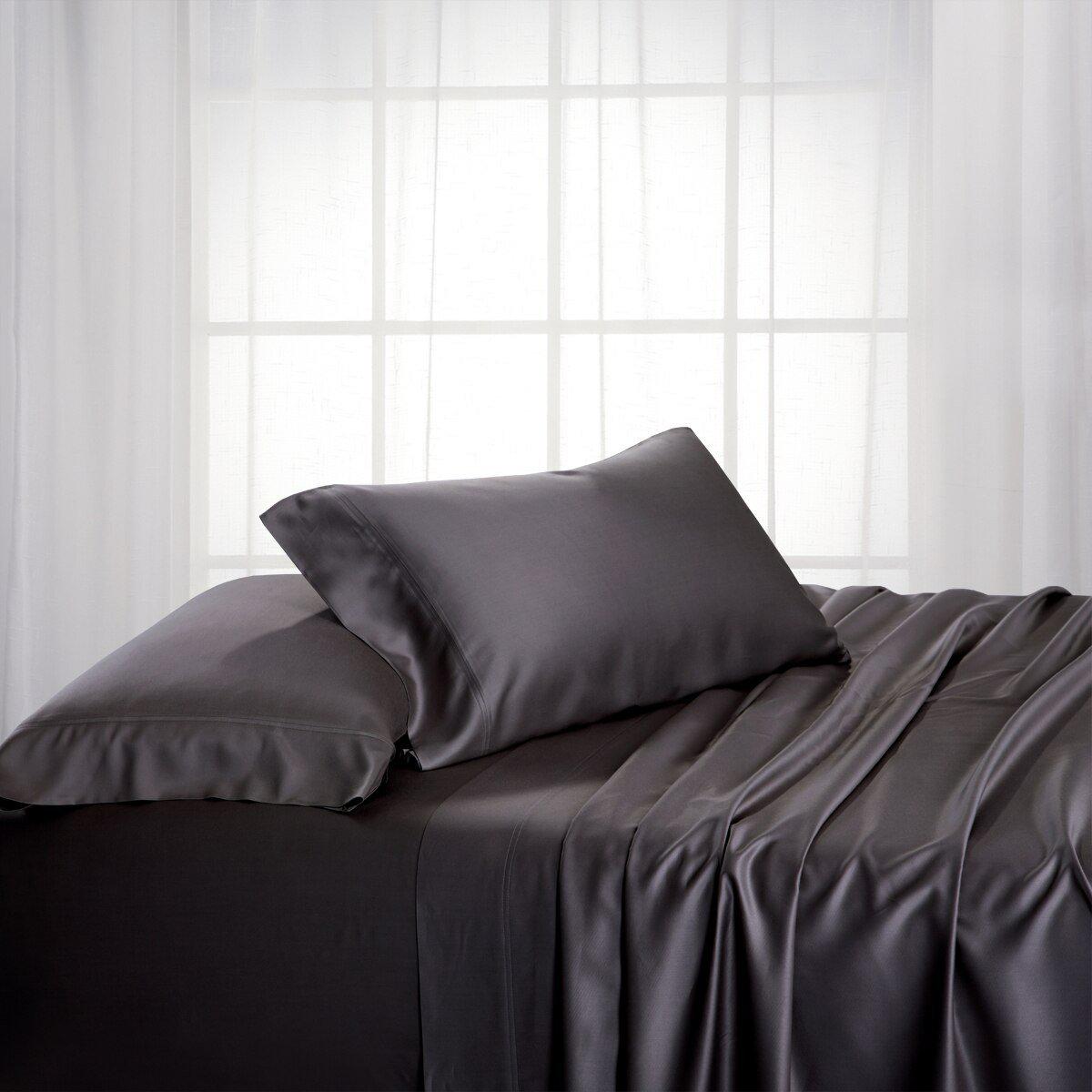 Top Split Flex King Sheet Set - Bamboo Cotton (Hybrid) - Image 9