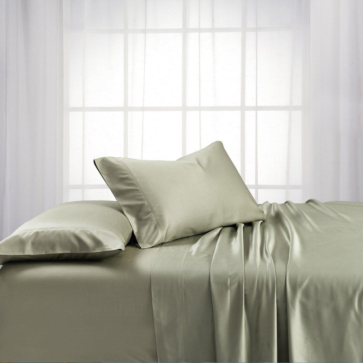 Top Split Flex King Sheet Set - Bamboo Cotton (Hybrid) - Image 3