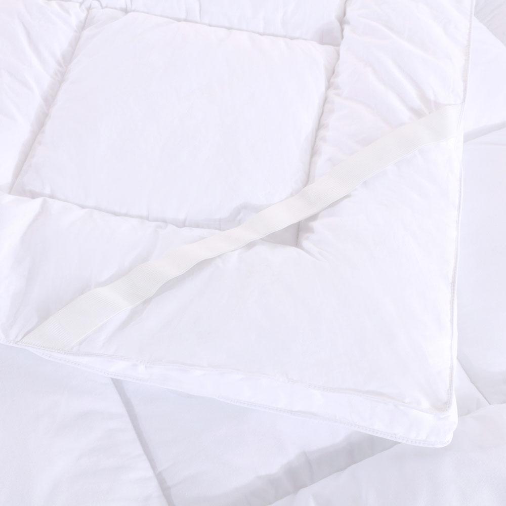 2 Inch Thick Abripedic™ Comfort Mattress Topper 100% Cotton Shell. White Alternative Down fill - Image 3