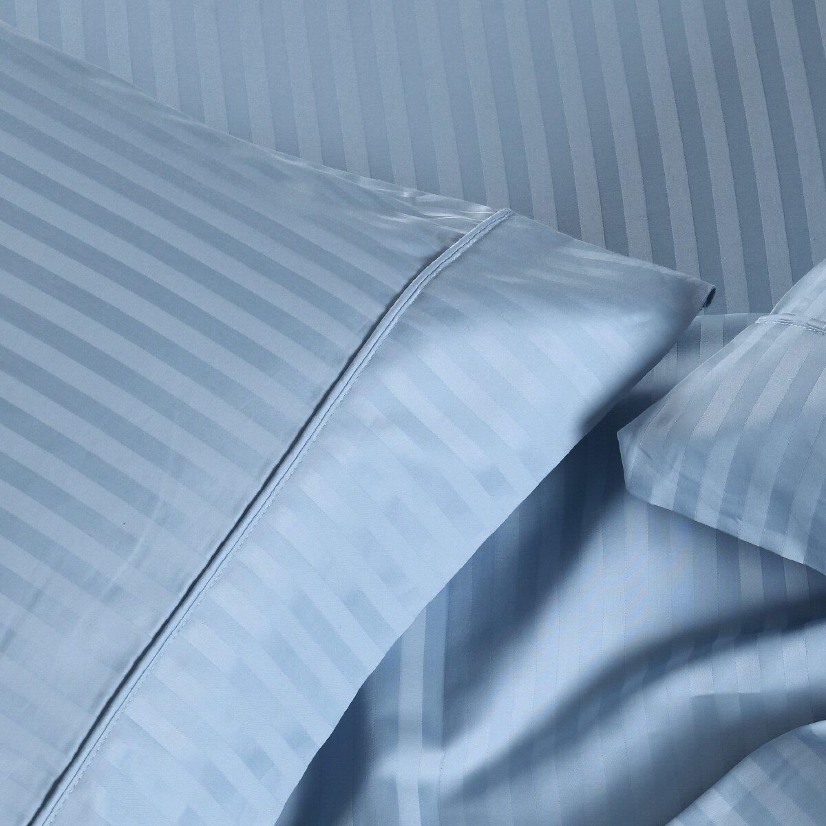 Top Split King (Flex Top) Sheet Set - Striped 650 Thread Count - Image 15