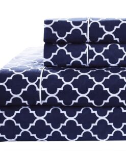 Split Queen Sateen Bed Sheet Set - Meridian 5-PC Set