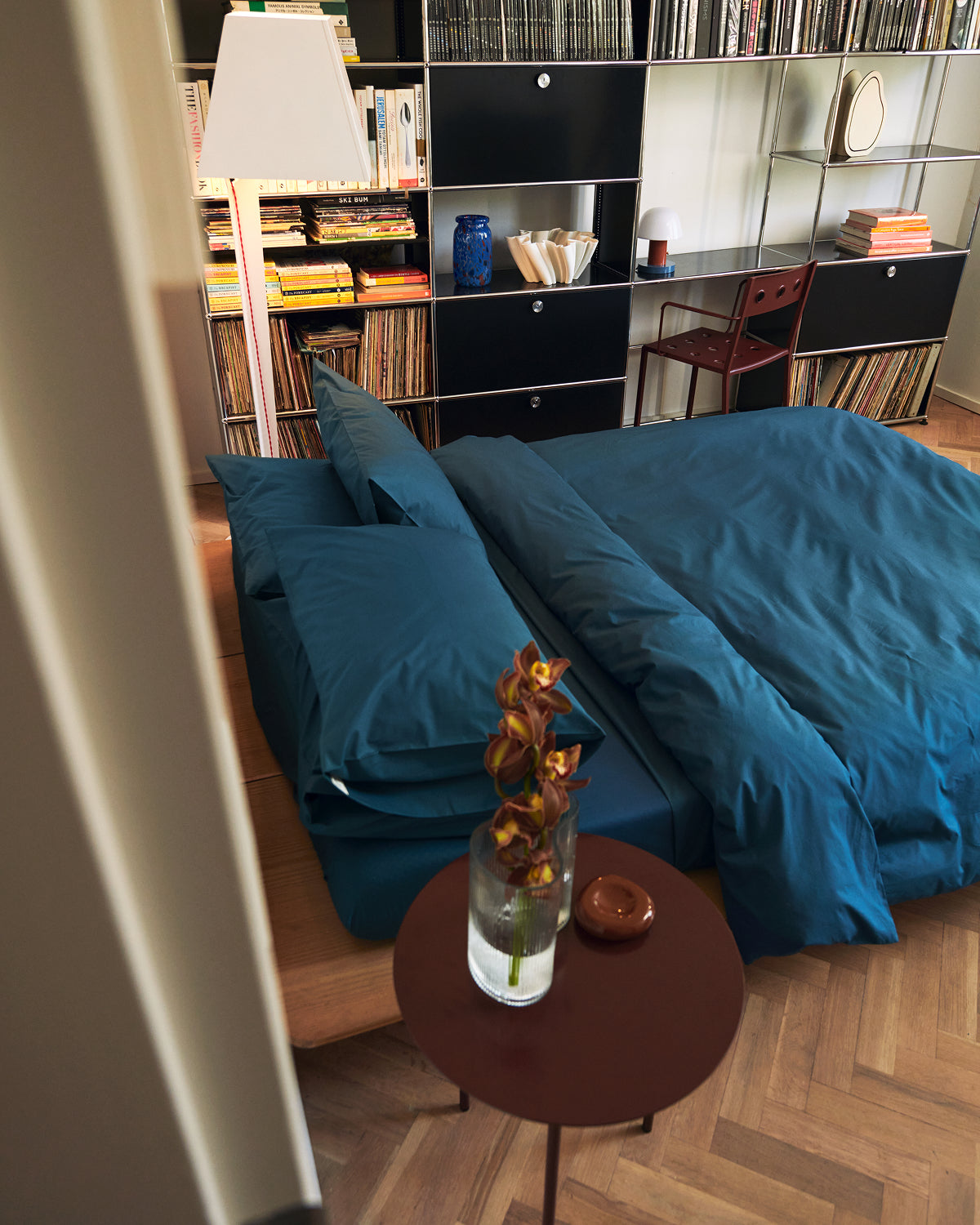 Aegean Organic Cotton Percale Fitted Sheet Set - Image 5