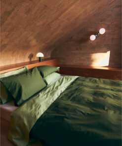 Moss. Apple & Crisp White Organic Cotton Percale Bedding Bundle