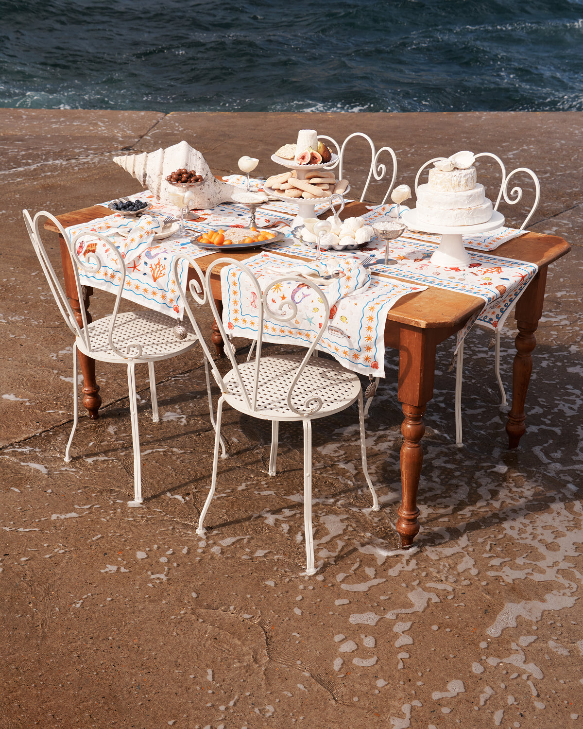 La Sirène 100% French Flax Linen Placemats (Set of Four) - Image 2