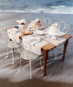 La Sirène 100% French Flax Linen Table Runner