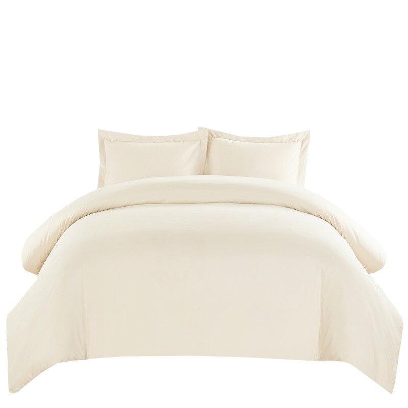 Wrinkle-Free Cotton Blend 600 Thread Count Duvet Cover Set. Full/Queen - Image 8