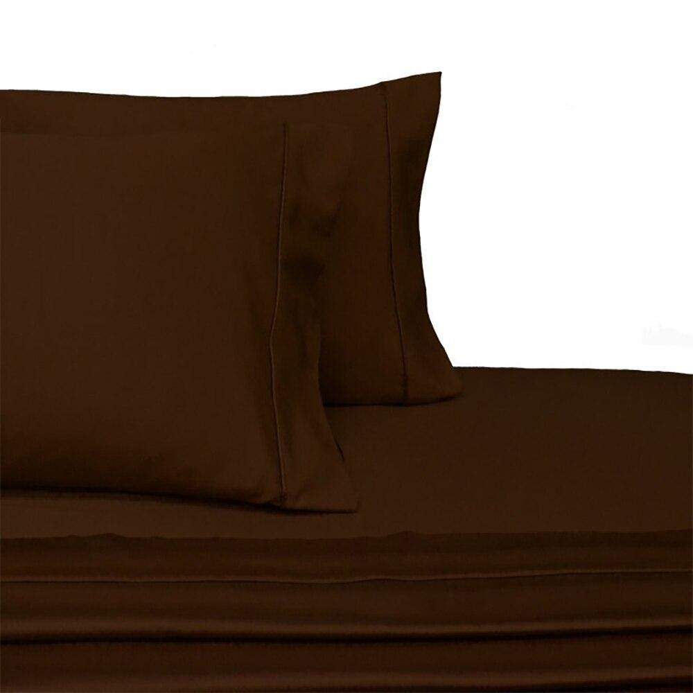 Attached Waterbed Sheet Set Solid 450 Thread Count - Image 17