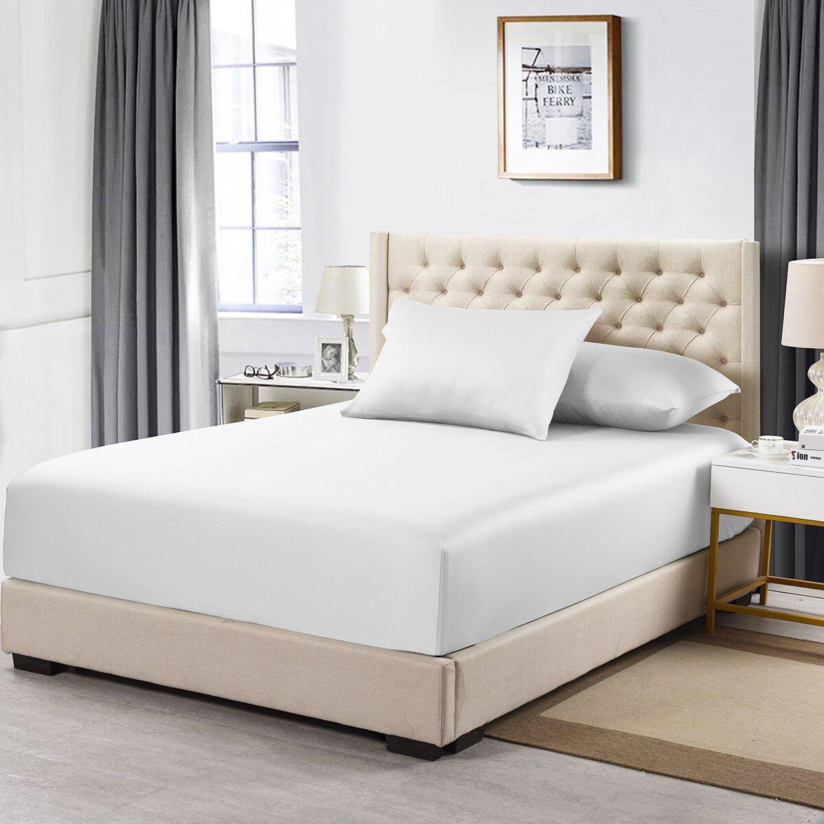 Flex Top California King Fitted Sheet Only- Solid 608 Thread Count - Image 7