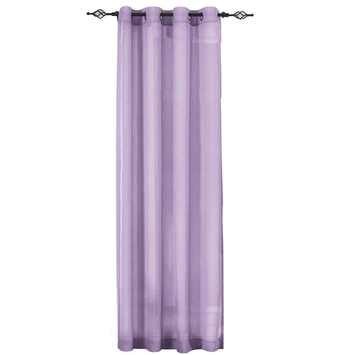 Abri Grommet Crushed Sheer Curtain Panel (Single) - Image 96