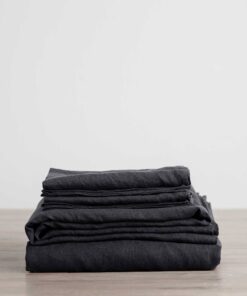 Linen Sheet Set with Pillowcases - Slate