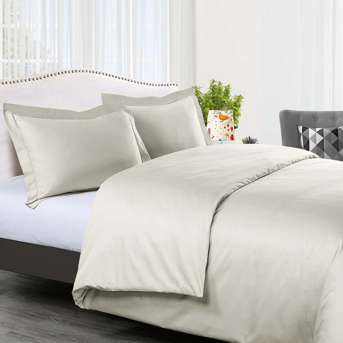 Duvet Cover Set Solid 300 Thread count - Image 4