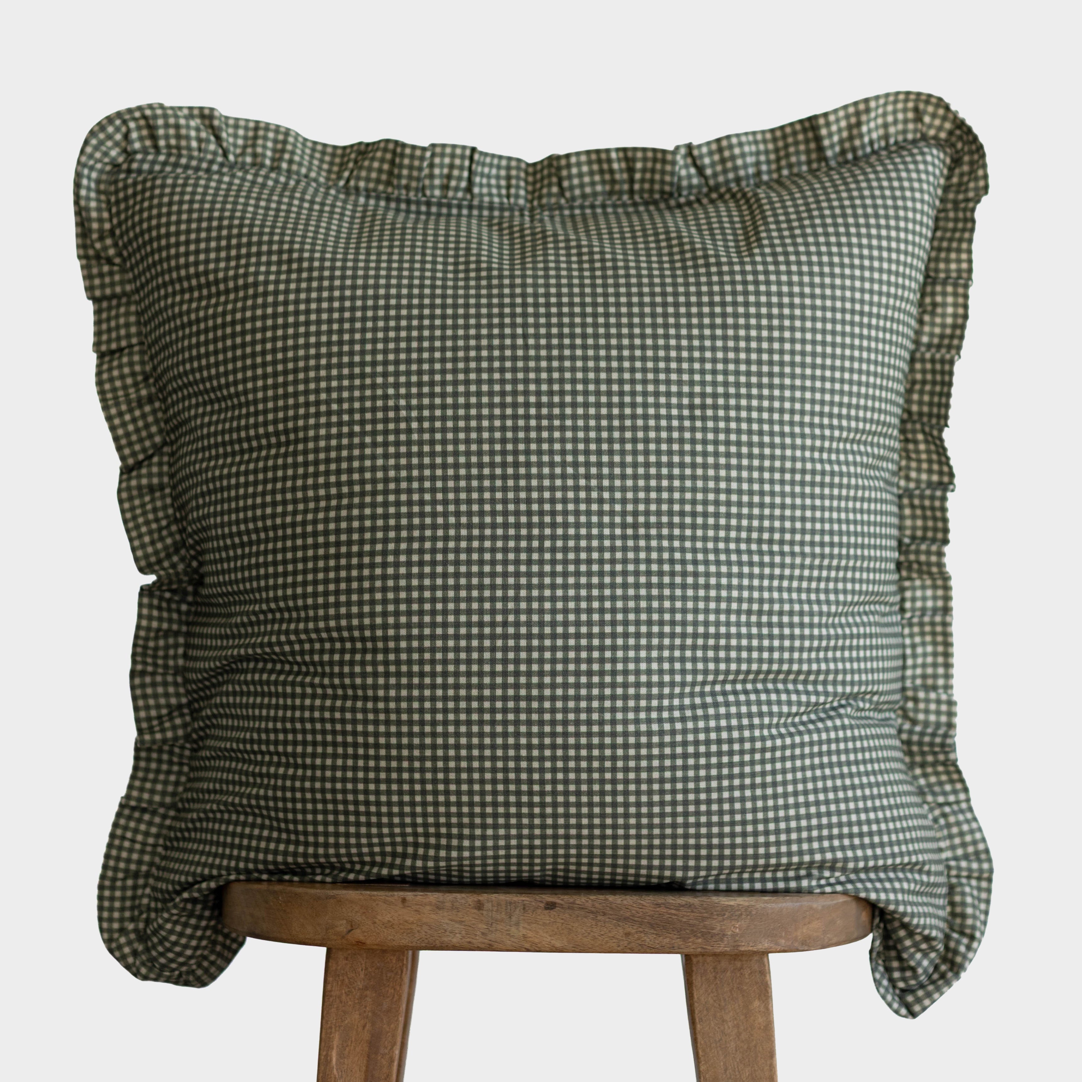 Green Mini Gingham Ruffle 18 | 22 | 26 - Image 2