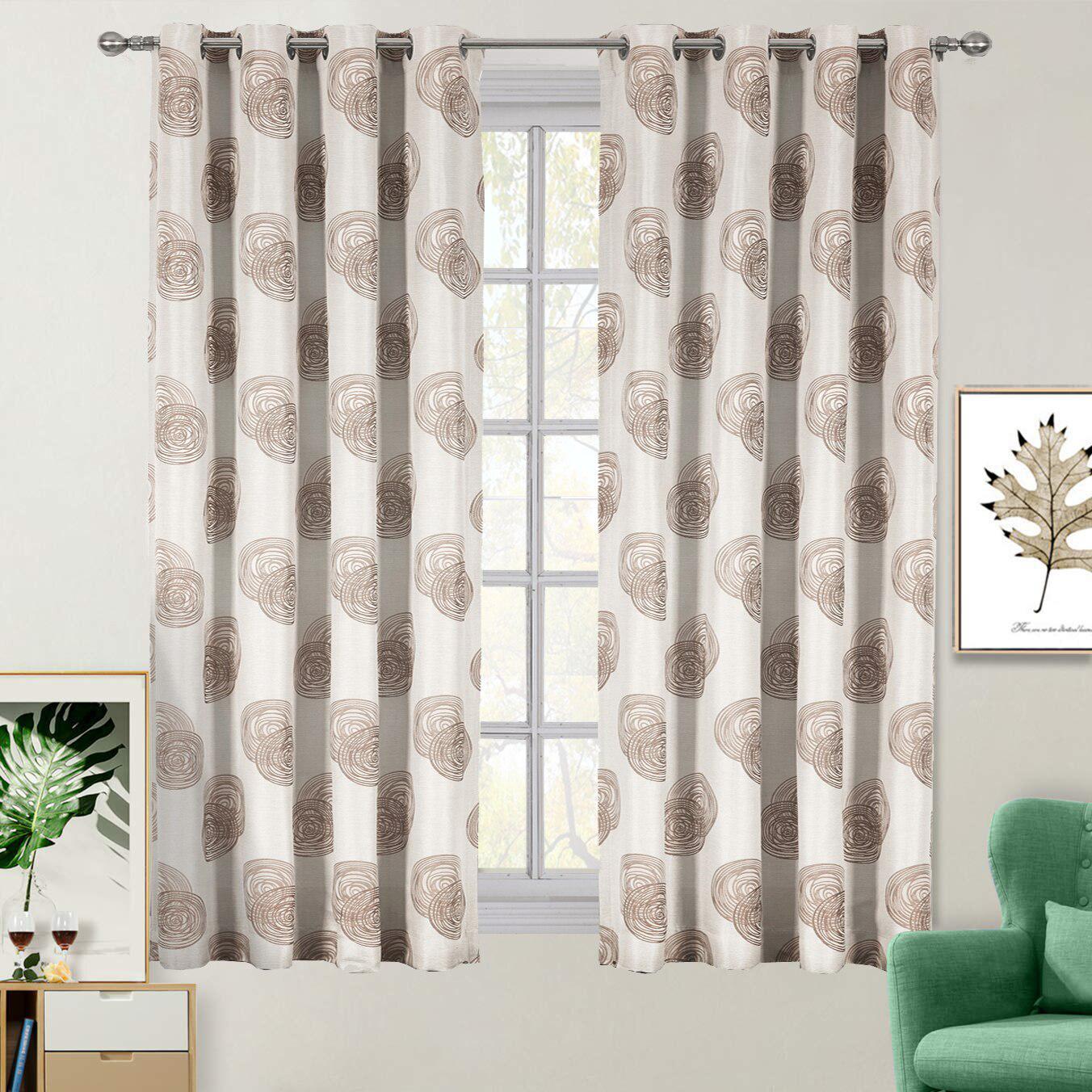 Lafayette Window Curtains Panels With Grommets ( Set of 2 Panels ) - Image 19