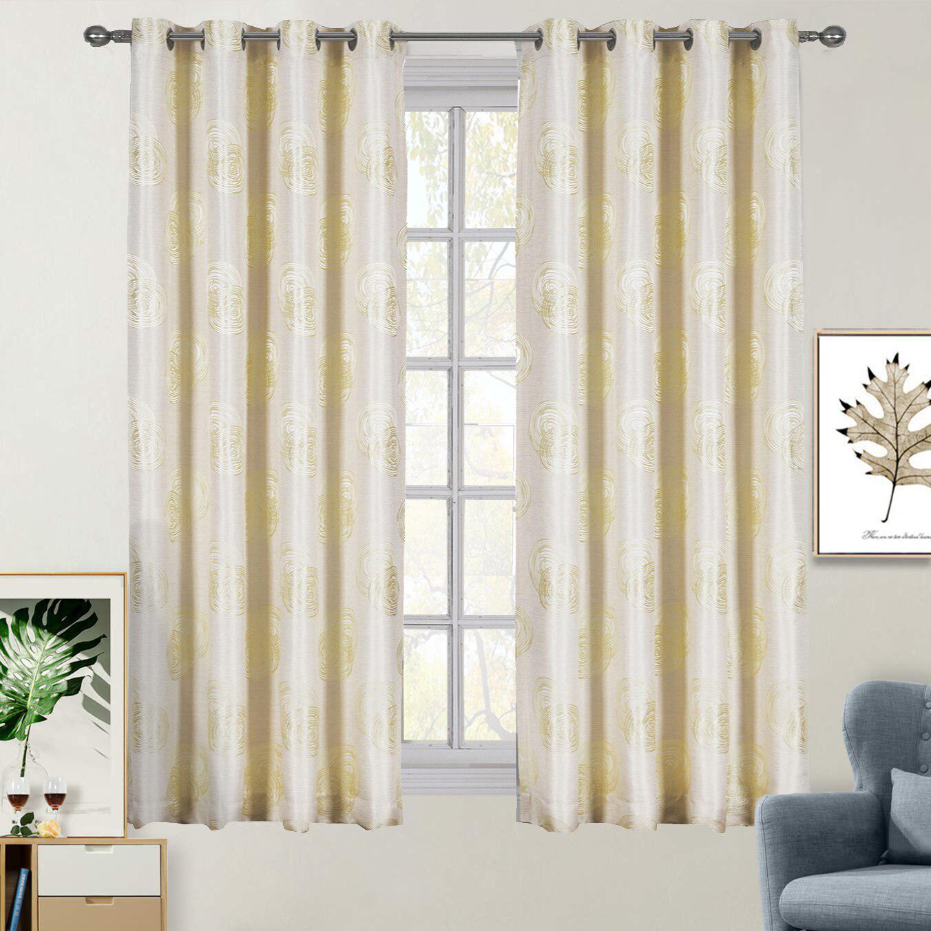 Lafayette Window Curtains Panels With Grommets ( Set of 2 Panels ) - Image 25