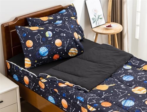 Meeting Story 3pcs Kids Comforter Sets Zipper Bedding Set for Girls,Twin Kid Bedding Set Rainbow Comforter Flower Bedding for Kid,All in one Zipper Bedding(Beige,Twin) - Image 9