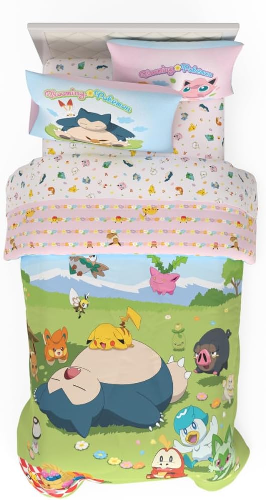DreamWorks Gabby's Dollhouse Cakey, MerCat And Pandy Kids Bedding Super Soft Comforter And Sheet Set, 4 Piece Twin Size, By Franco - Image 42