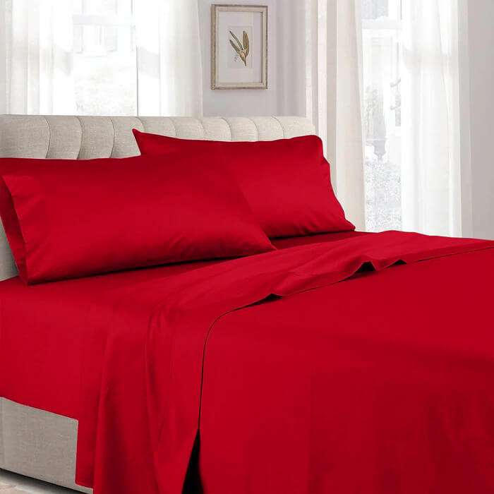 Olympic Queen Sheet Set - Solid 600 Thread Count - Image 6