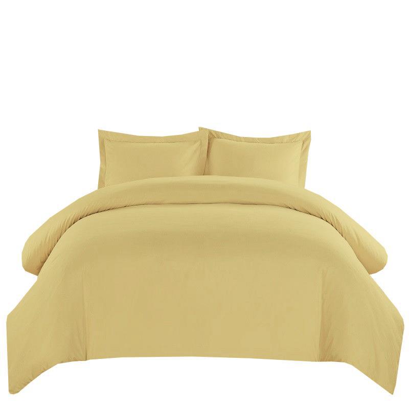Wrinkle-Free Cotton Blend 600 Thread Count Duvet Cover Set. Full/Queen - Image 3