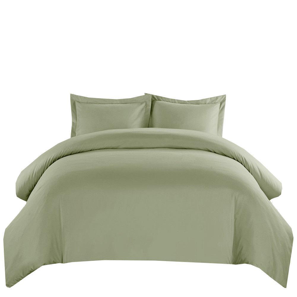 Wrinkle-Free Cotton Blend 600 Thread Count Duvet Cover Set. Full/Queen - Image 20