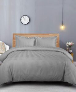 Duvet Cover Set Stripe 600 Thread Count