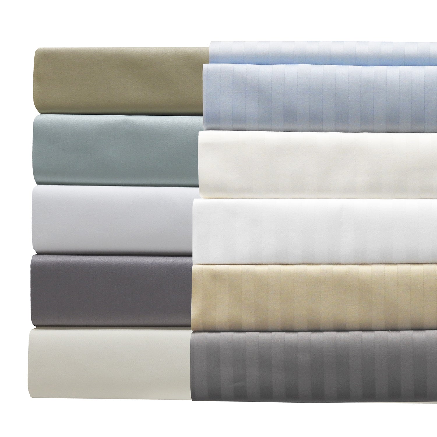 USA 608 Cotton Sheet Set - Extra Deep Pockets (22-inches) & Oversize Flat Sheet - Image 2