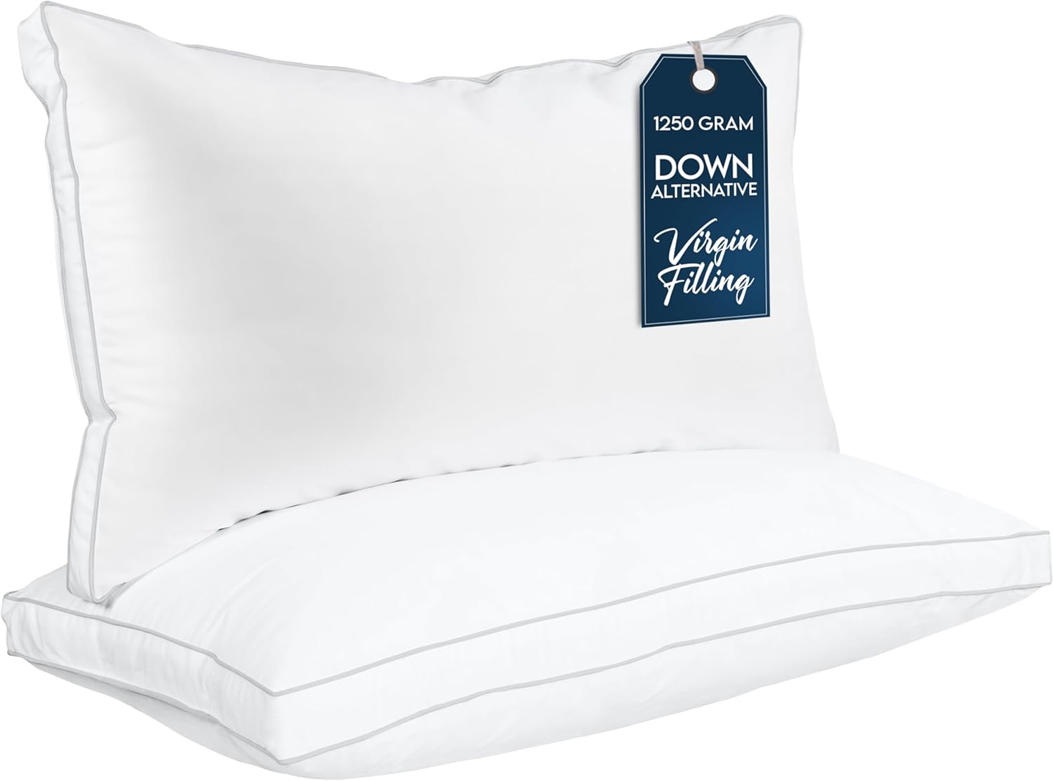 Utopia Bedding Bed Pillows for Sleeping Queen Size (White), Set of 2, Cooling Hotel Quality, Gusseted Pillow for Back, Stomach or Side Sleepers - Image 19