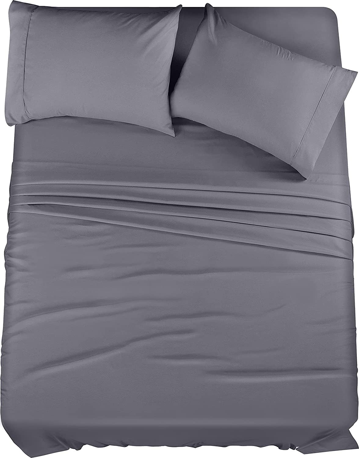 Utopia Bedding Queen Sheet Set – 4 Piece Bed Sheets for Queen Size Bed, Soft and Breathable Microfiber, Includes 1 Fitted Sheet, 1 Flat Sheet and 2 Pillowcases (Grey) - Image 54