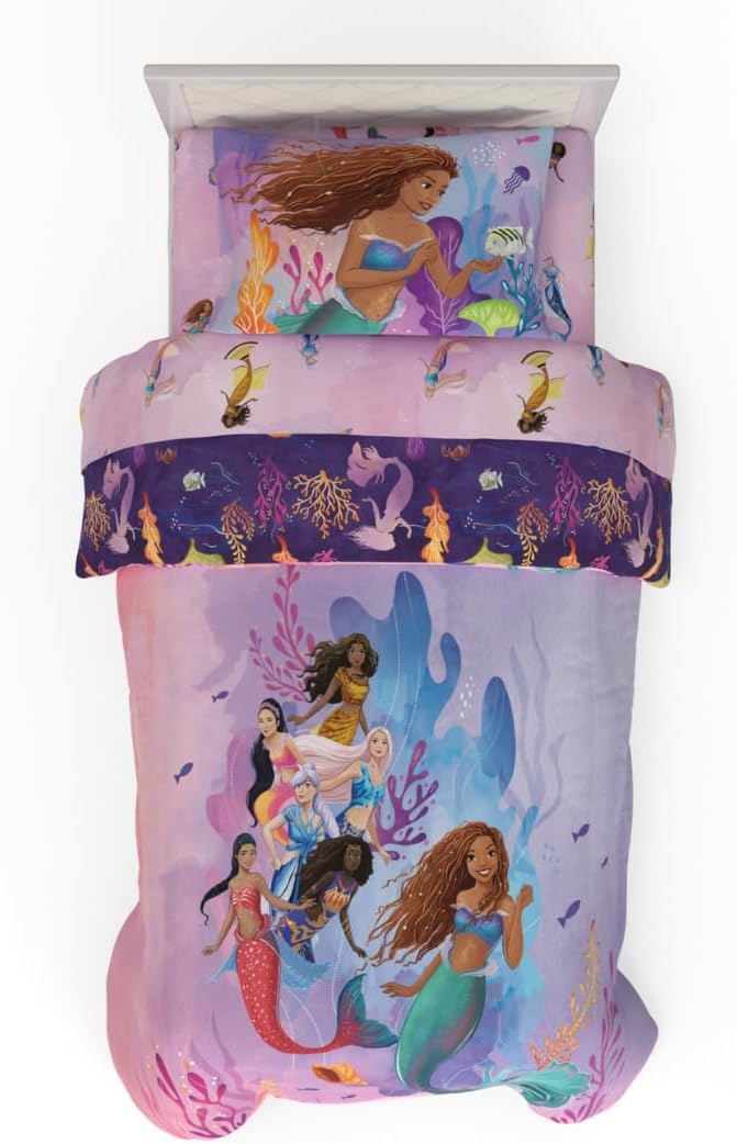 DreamWorks Gabby's Dollhouse Cakey, MerCat And Pandy Kids Bedding Super Soft Comforter And Sheet Set, 4 Piece Twin Size, By Franco - Image 54