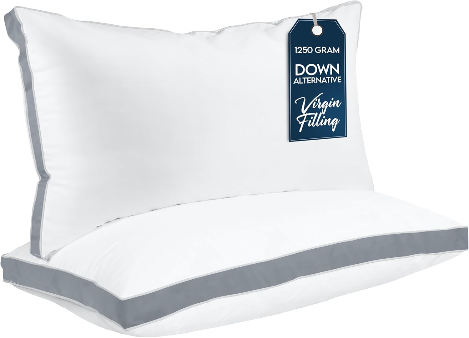 Utopia Bedding Bed Pillows for Sleeping Queen Size (White), Set of 4, Cooling Hotel Quality, Gusseted Pillow for Back, Stomach or Side Sleepers - Image 12