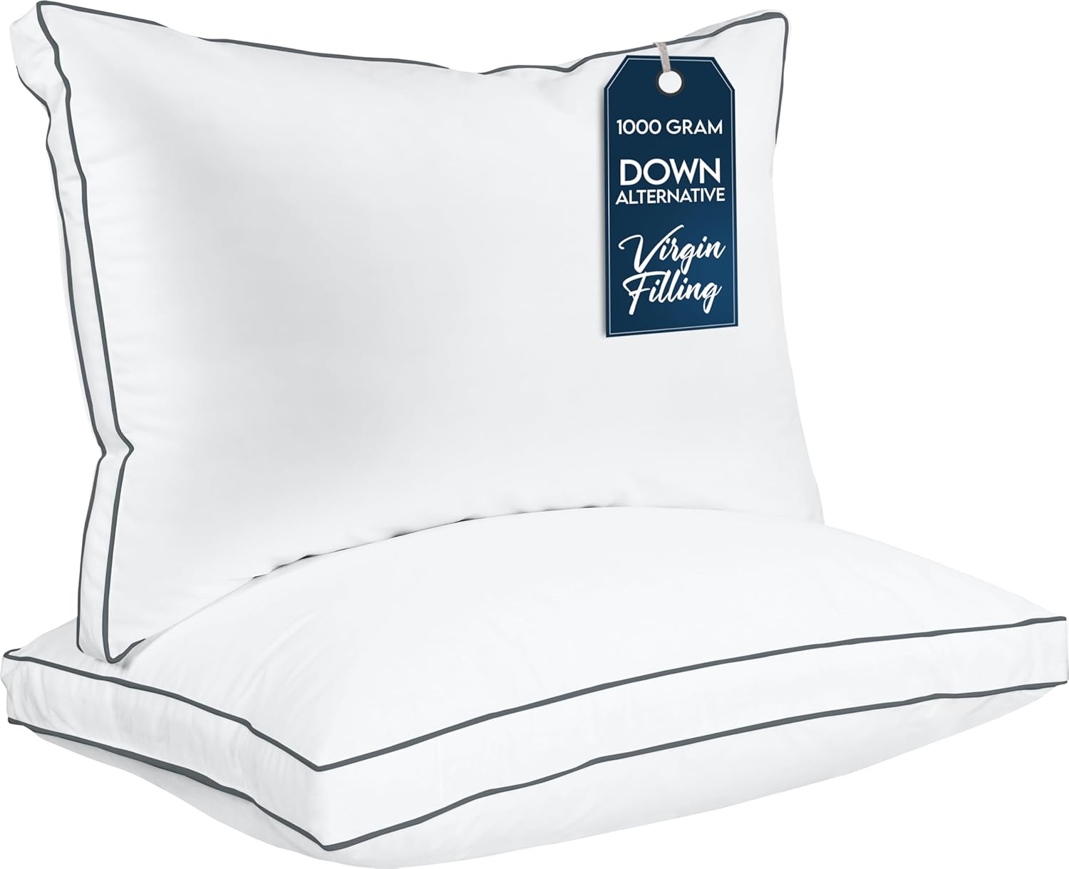 Utopia Bedding Bed Pillows for Sleeping Queen Size (White), Set of 2, Cooling Hotel Quality, Gusseted Pillow for Back, Stomach or Side Sleepers - Image 13