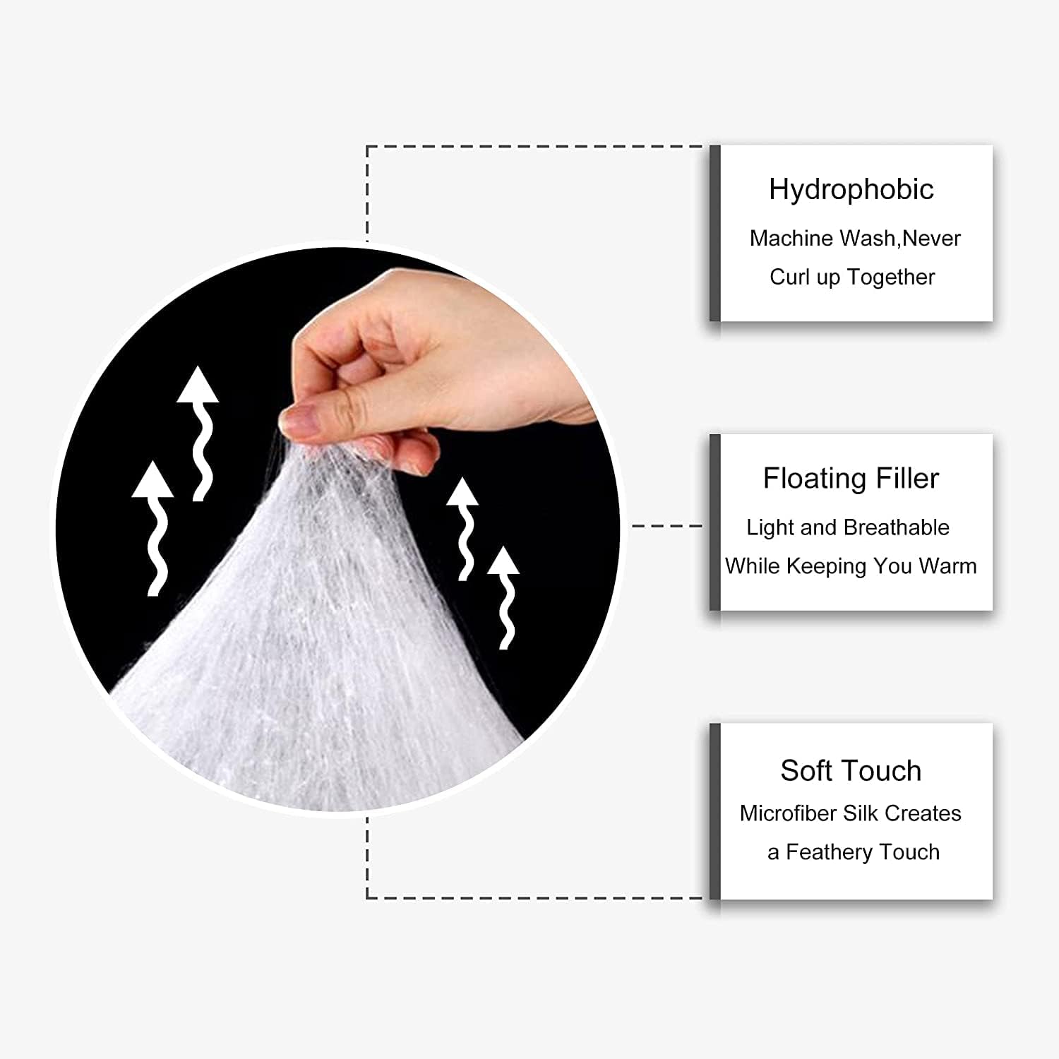 Erosebridal Black Grey Gold Comforter Set Queen Brush Strokes Oil Painting Bedding Set, Gradient Abstract Vintage Bedding Comforter Sets Ombre Graffiti Duvet Set, Contemporary Modern Quilted Comforter - Image 6