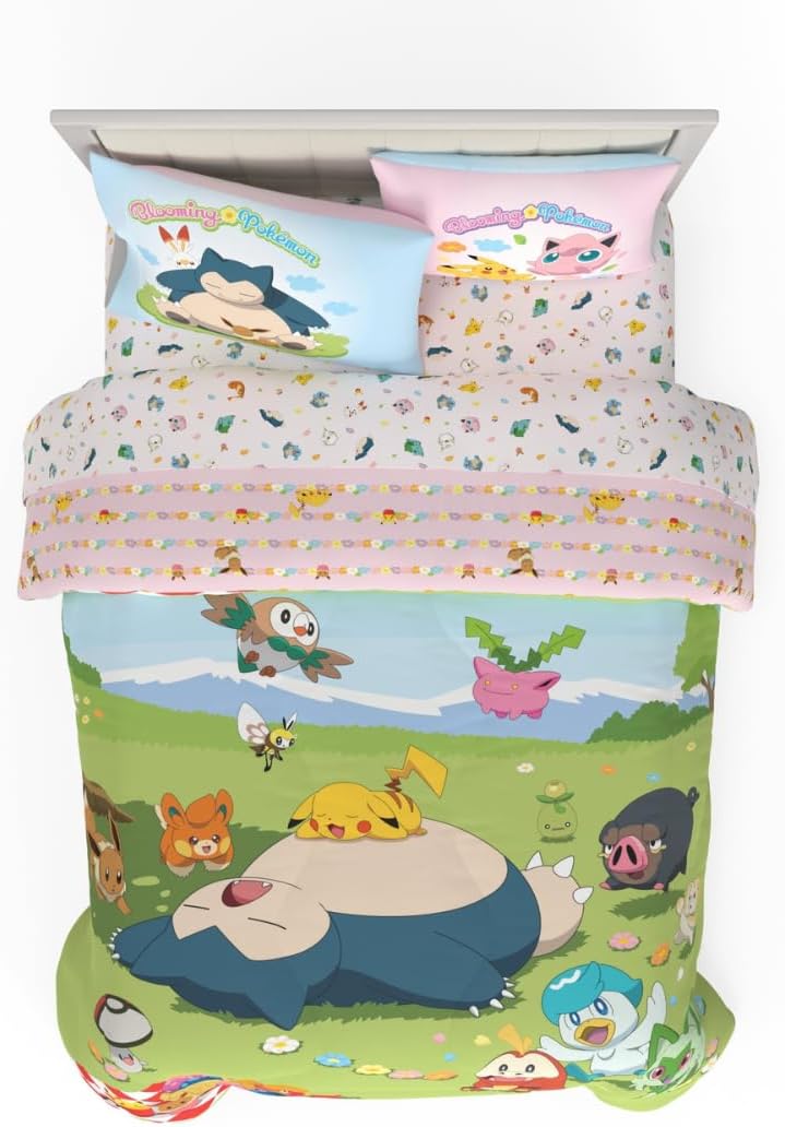 DreamWorks Gabby's Dollhouse Cakey, MerCat And Pandy Kids Bedding Super Soft Comforter And Sheet Set, 4 Piece Twin Size, By Franco - Image 43