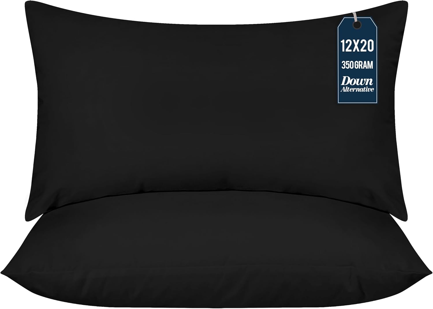 Utopia Bedding Throw Pillows (Pack of 2, White), 12 x 20 Inches Indoor Decorative Pillow Insert for Sofa, Bed and Couch - Image 7