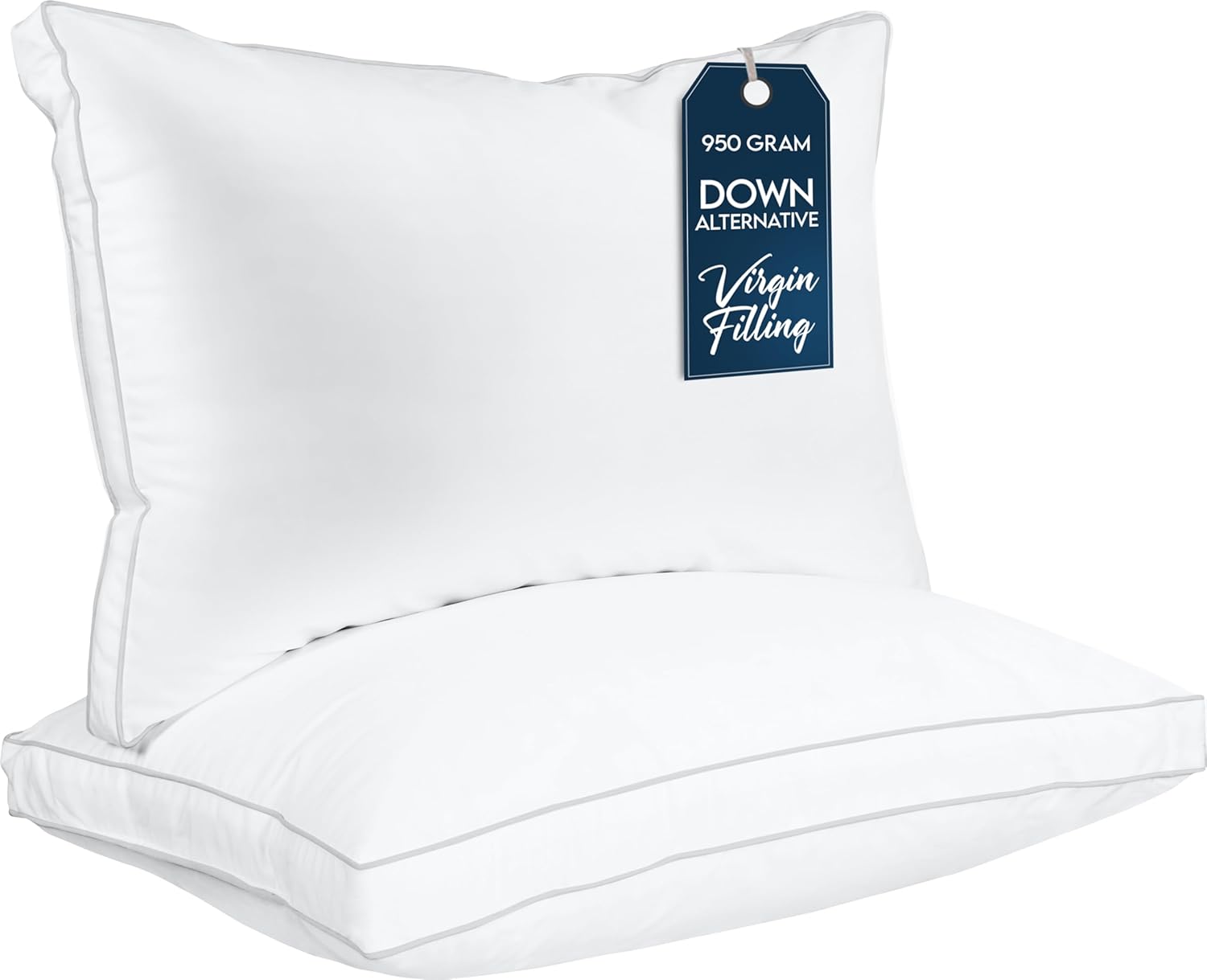 Utopia Bedding Bed Pillows for Sleeping Queen Size (White), Set of 2, Cooling Hotel Quality, Gusseted Pillow for Back, Stomach or Side Sleepers - Image 17
